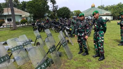 Korem 063/Sgj Gelar Apel Gabungan Pengamanan Libur Nasional Hari Suci Nyepi Dan Cuti Bersama Hari Raya Idul Fitri 1446 H/2025 M