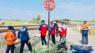 Pemudik Dihimbau Hati-Hati Saat Melewati Perlintasan Sebidang Kereta Api
