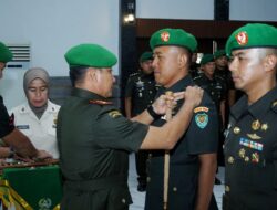 Danrem 063/SGJ Pimpin Tradisi dan Sertijab Dandim 0604/Karawang dan Dandim 0619/Purwakarta