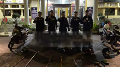 Patroli Dini Hari Berujung Pengejaran, Polisi Gagalkan Tawuran Bersenjata di Kesambi