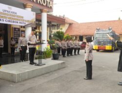 Sertijab Kasat Binmas dan Kenaikan Pangkat Pengabdian Warnai Semangat Pengabdian di Polres Cirebon Kota