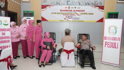 Polres Cirebon Kota Kumpulkan 75 Kantong Darah, Hadiah Nyata Hari Bhayangkara ke-80 untuk Kebutuhan Masyarakat